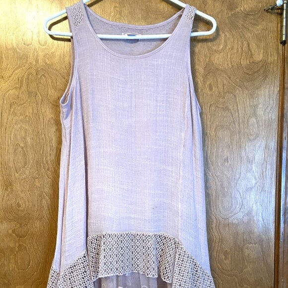 Kamana Tops - Boho lacy tank tunic